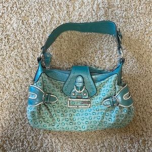 Green Guess Purse